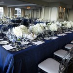 Classic Navy and White Reception
