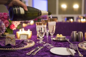 Wedding Planning, Table Setting, Champagne